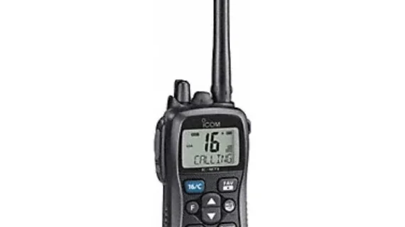 Icom Marine Two-Way Radio M7361USA VHF, Analog Portable Two Way 88 Ch 6W 1pc